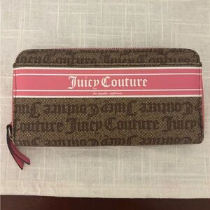 Juicy Couture Brown and Pink Wallet